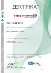 Zertifikat RZ 14001 2015 Bajog electronic GmbH
